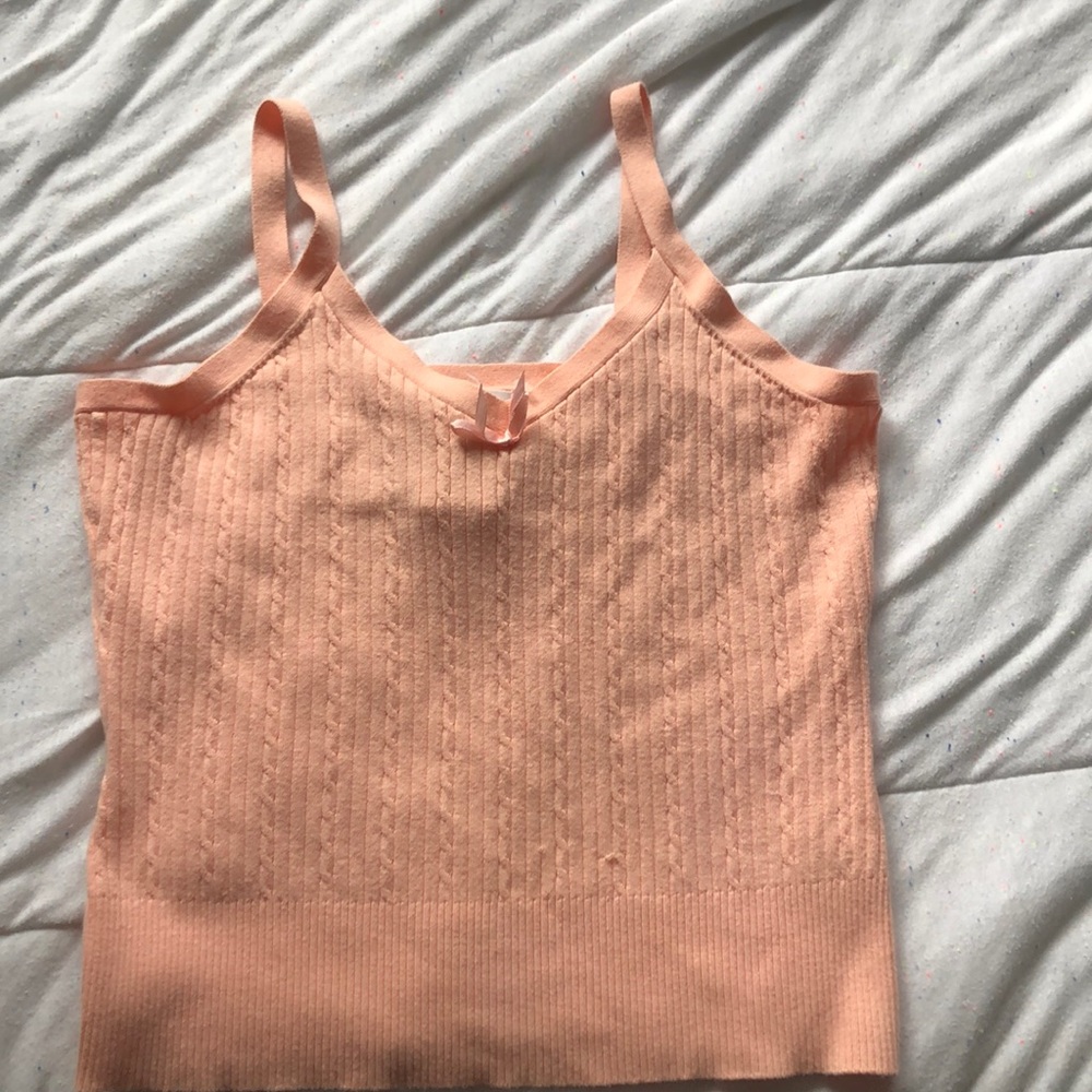 Small Pink sweater tank top